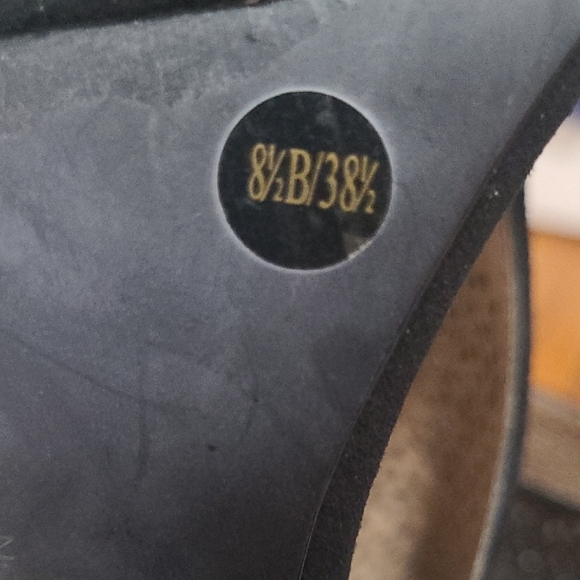 BCBGeneration Black Laser-Cut Heels - Picture 3 of 9